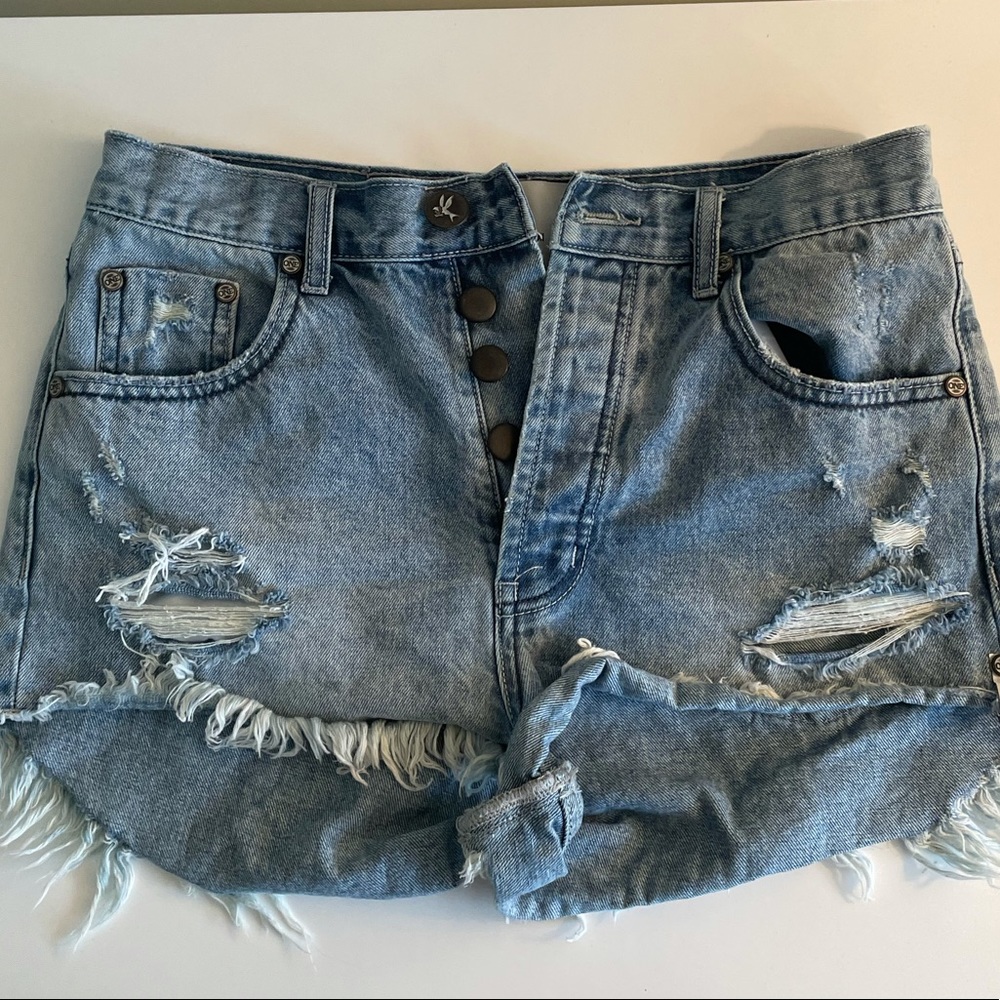 OneTeaspoon denim shorts